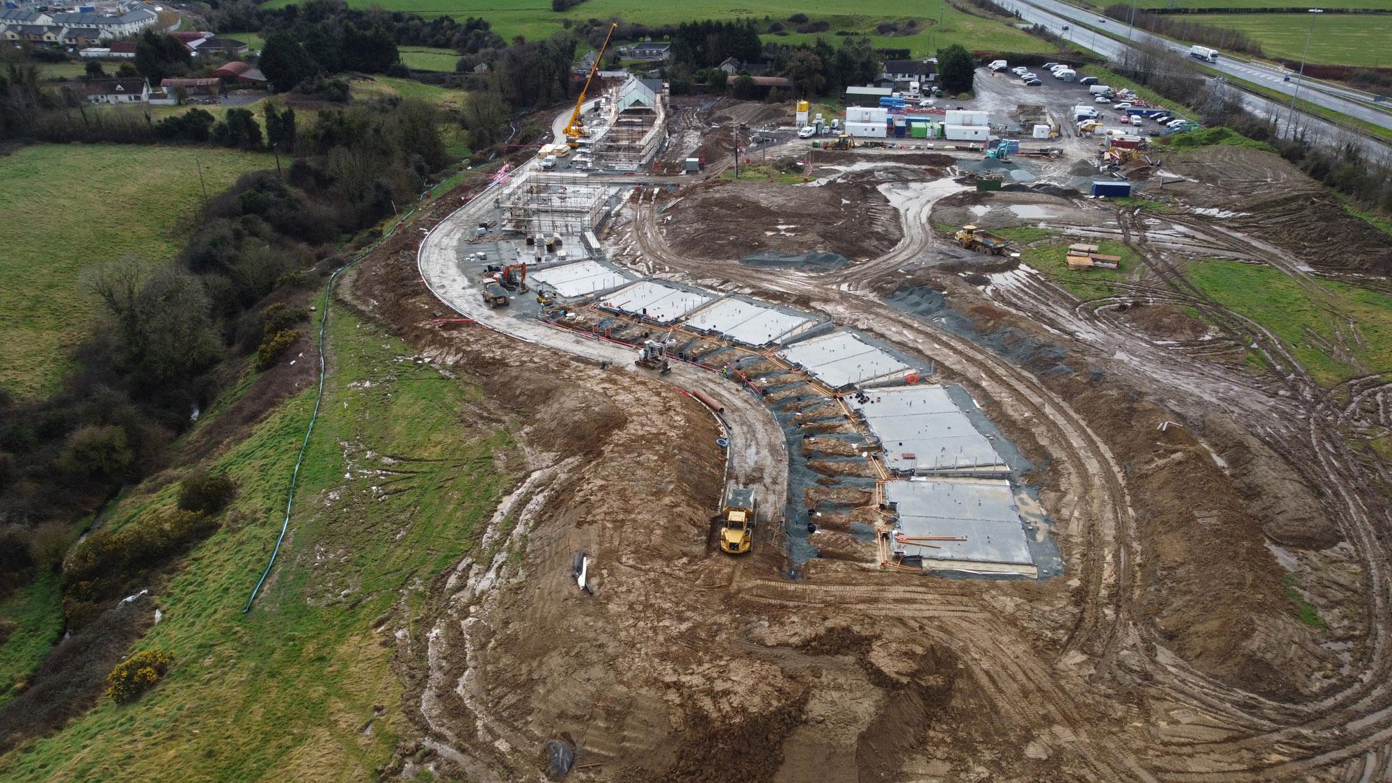 Lagan Homes Ireland_Gort Mell Drogheda_Laois Scaffolding Construction
