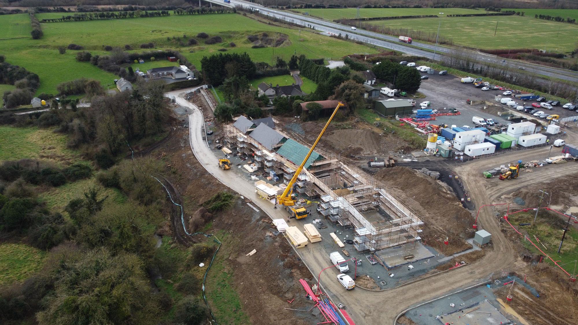 Lagan Homes Ireland_Gort Mell Drogheda_Laois Scaffolding Construction