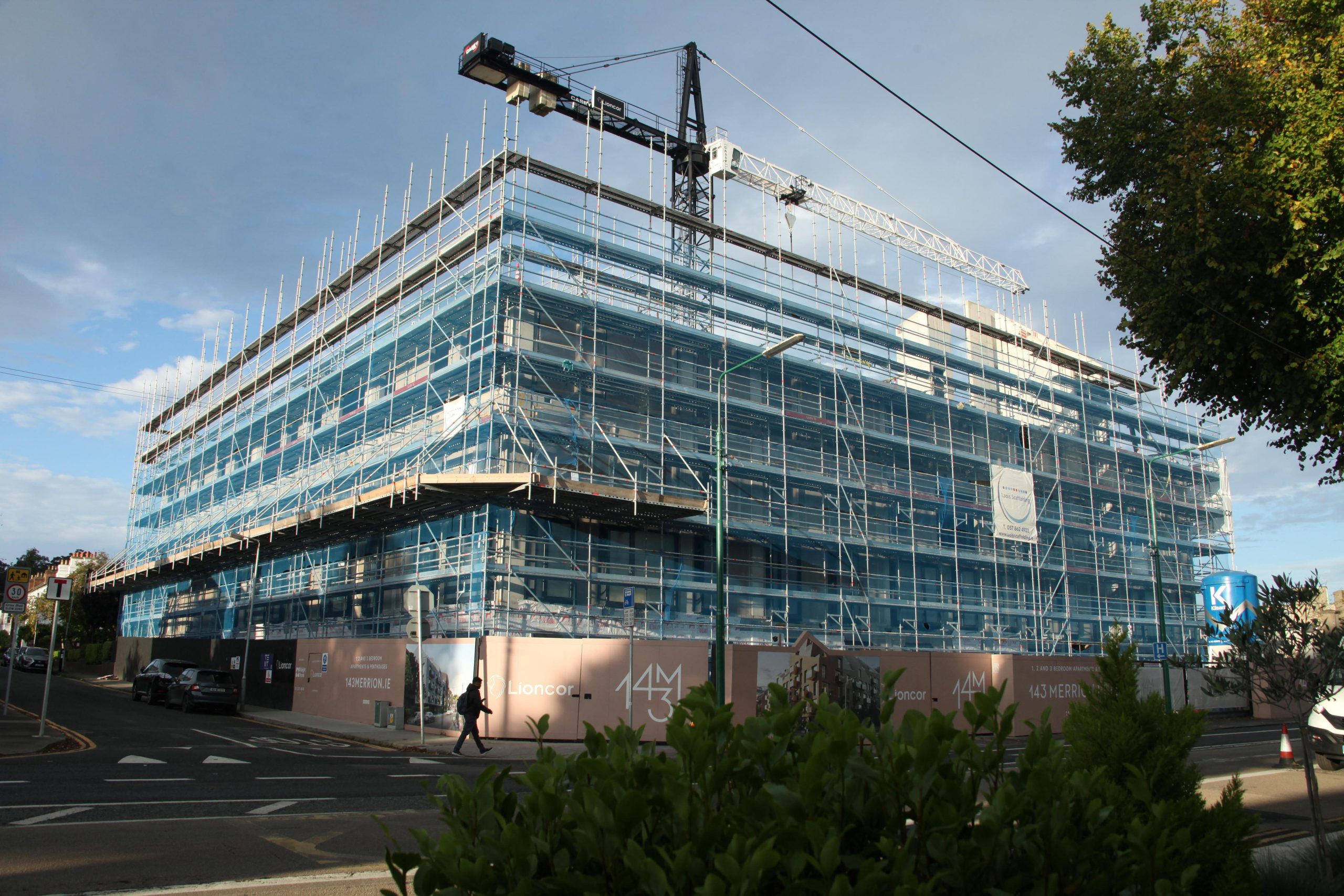 Laois Scaffolding 143 Merrion Road_Lioncor_construction